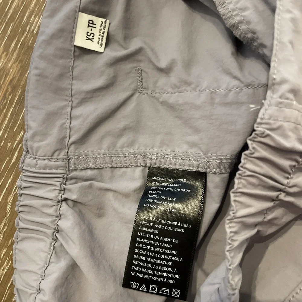 BDG Urban Outfitters Lightweight Cargo Pants Baggy Gray/Lavender Women's X-SMALL